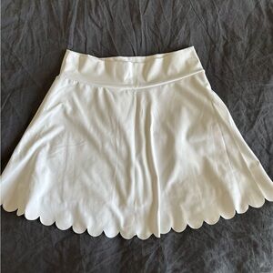 J. Crew Classic White Skort, M EUC